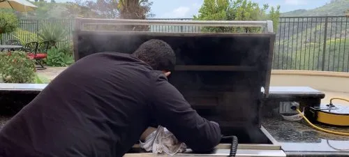 Grill deep cleaning